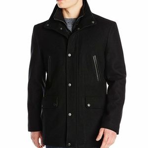 Kenneth Cole New York Mens Wool Blend Coat